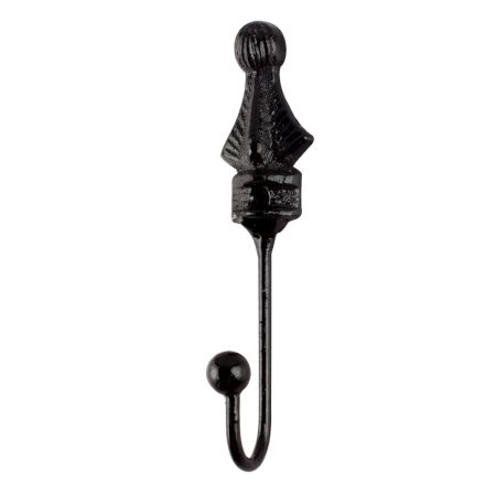 Decorative Black Iron Wall Hooks